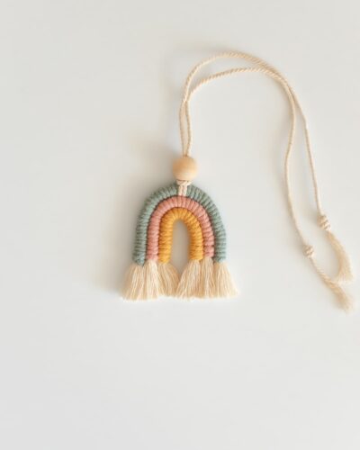 colgante para auto arcoiris laurel