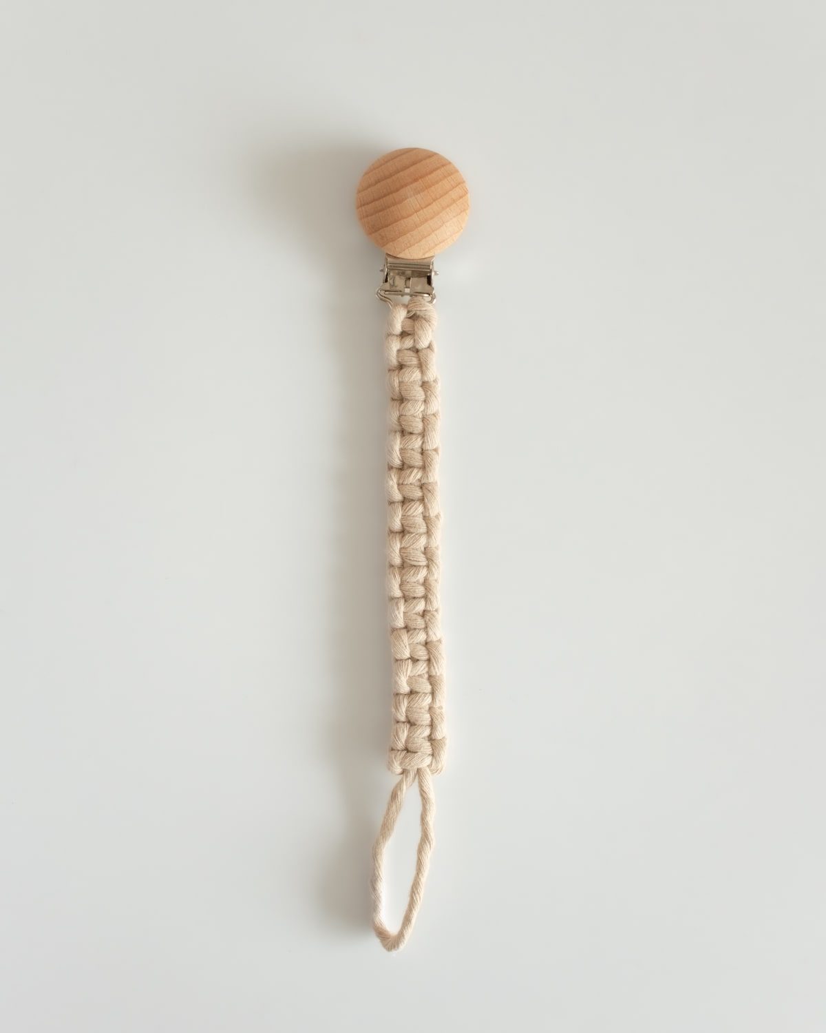 porta chupete beige