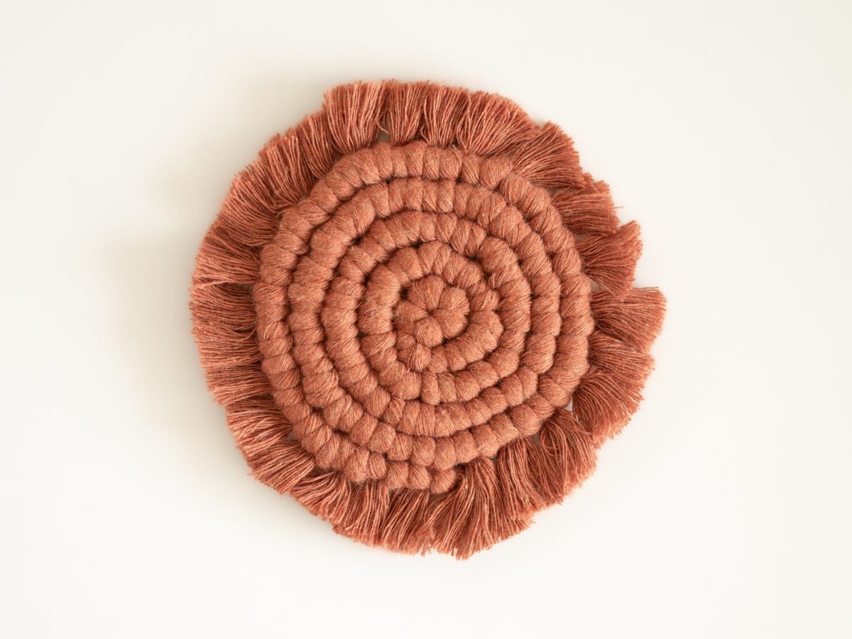 posavasos circular ladrillo