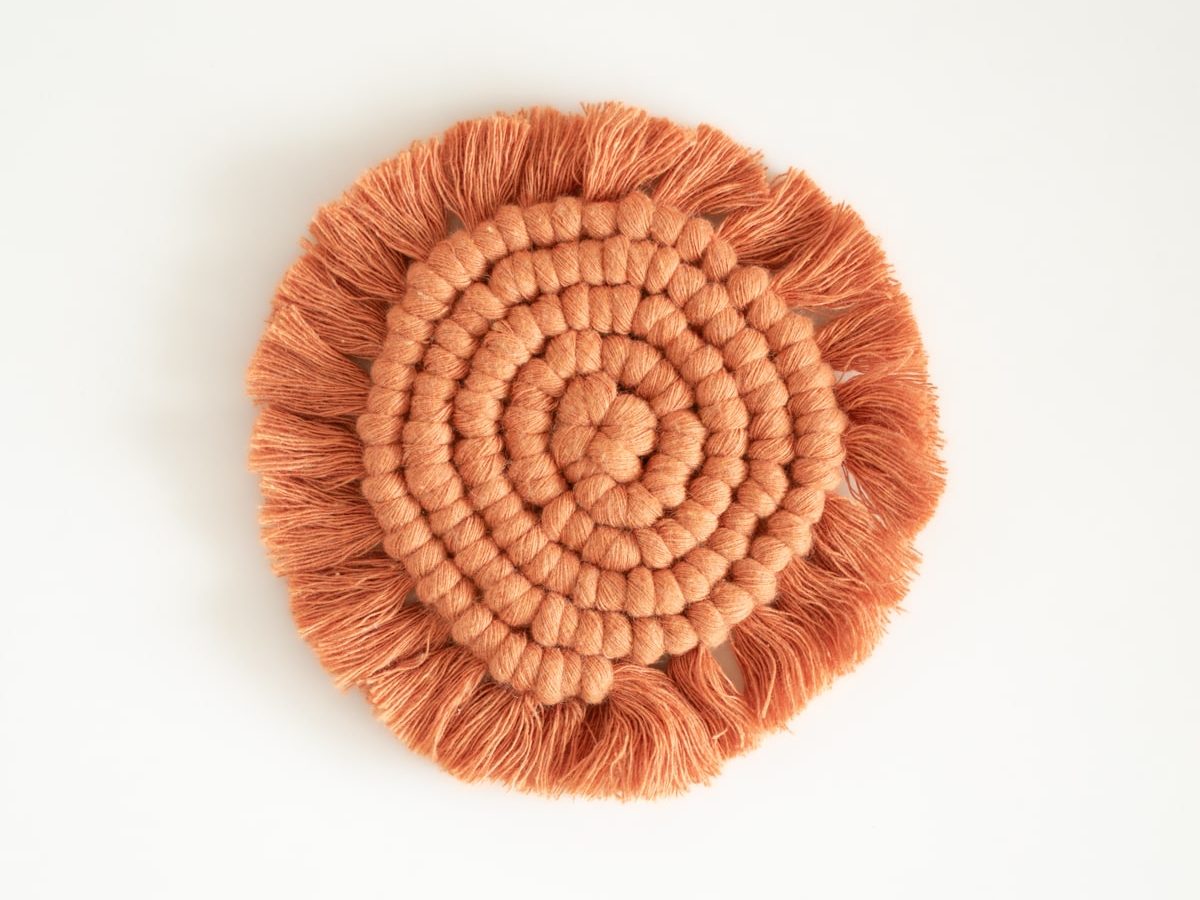 posavasos circular terracota