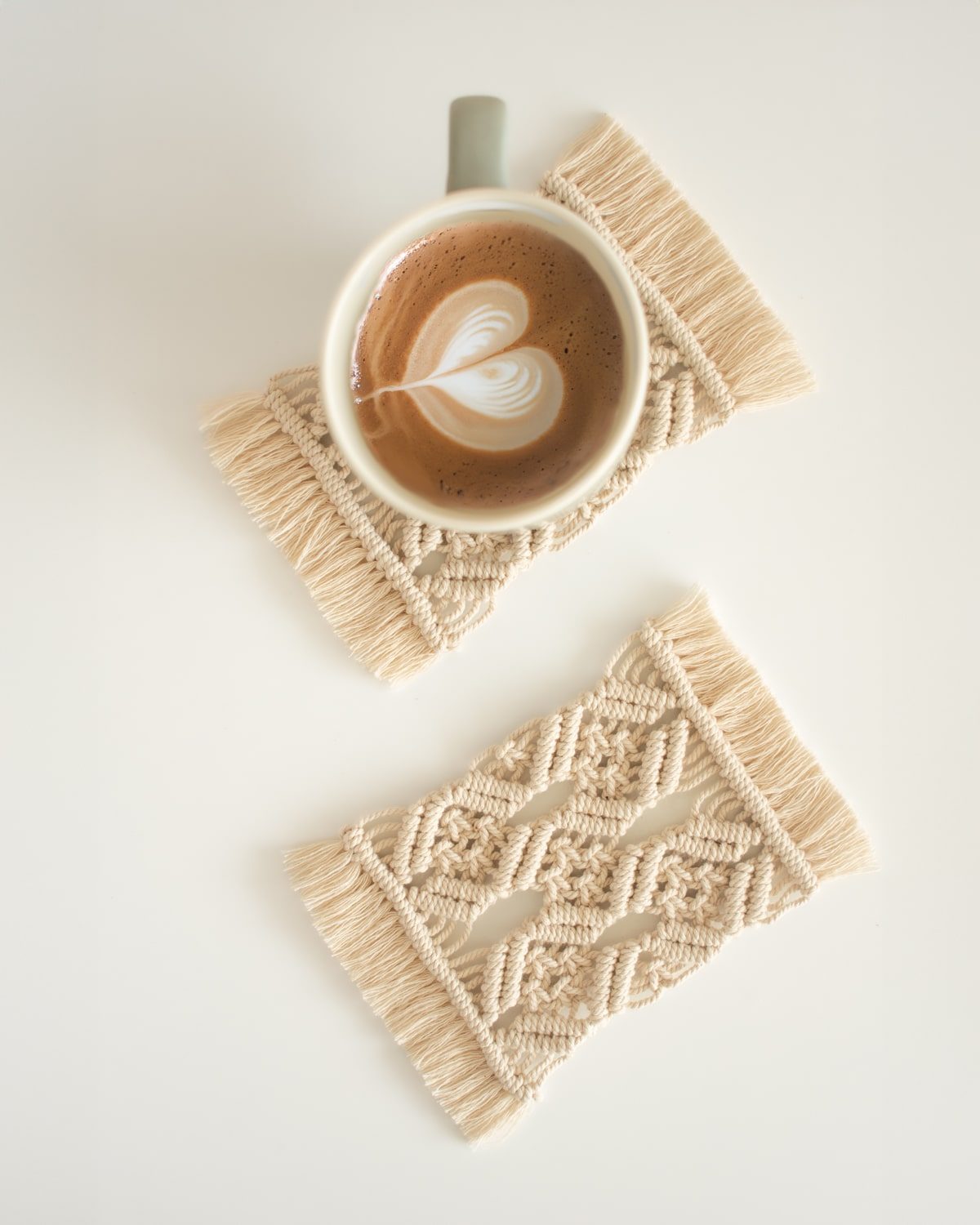 posavasos macrame escritorio