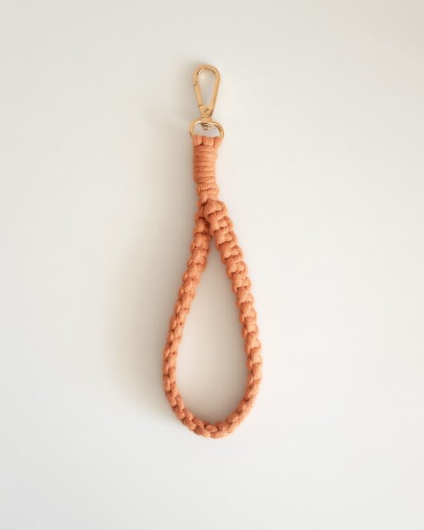Llavero pulsera terracota