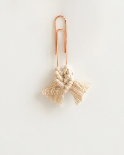 Marcador de Páginas Clip - Beige