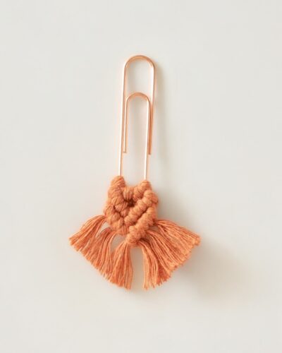 Marcador de Páginas Clip - Terracota