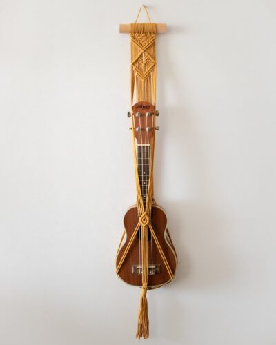 porta ukelele mostaza
