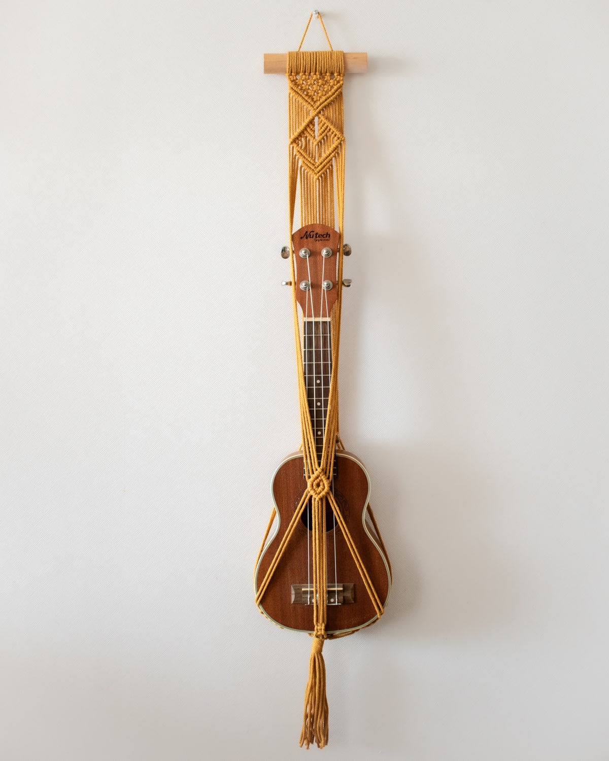 porta ukelele mostaza