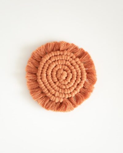 posavasos circular terracota