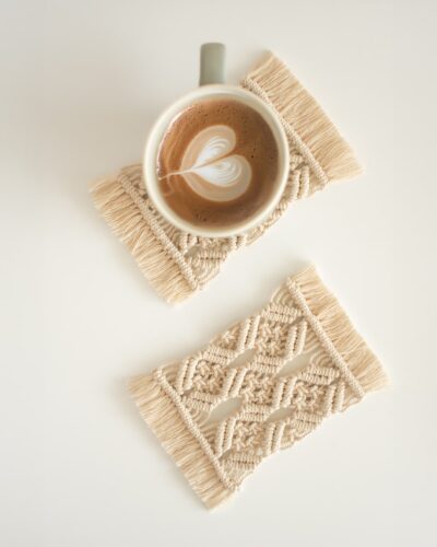 posavasos macrame escritorio